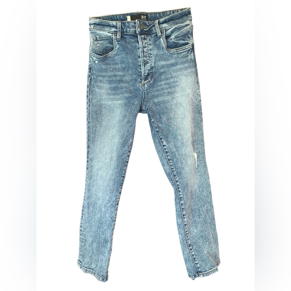 KUT From‎ The Kloth Rosa Crop Vintage Straight Leg High Rise Size 6